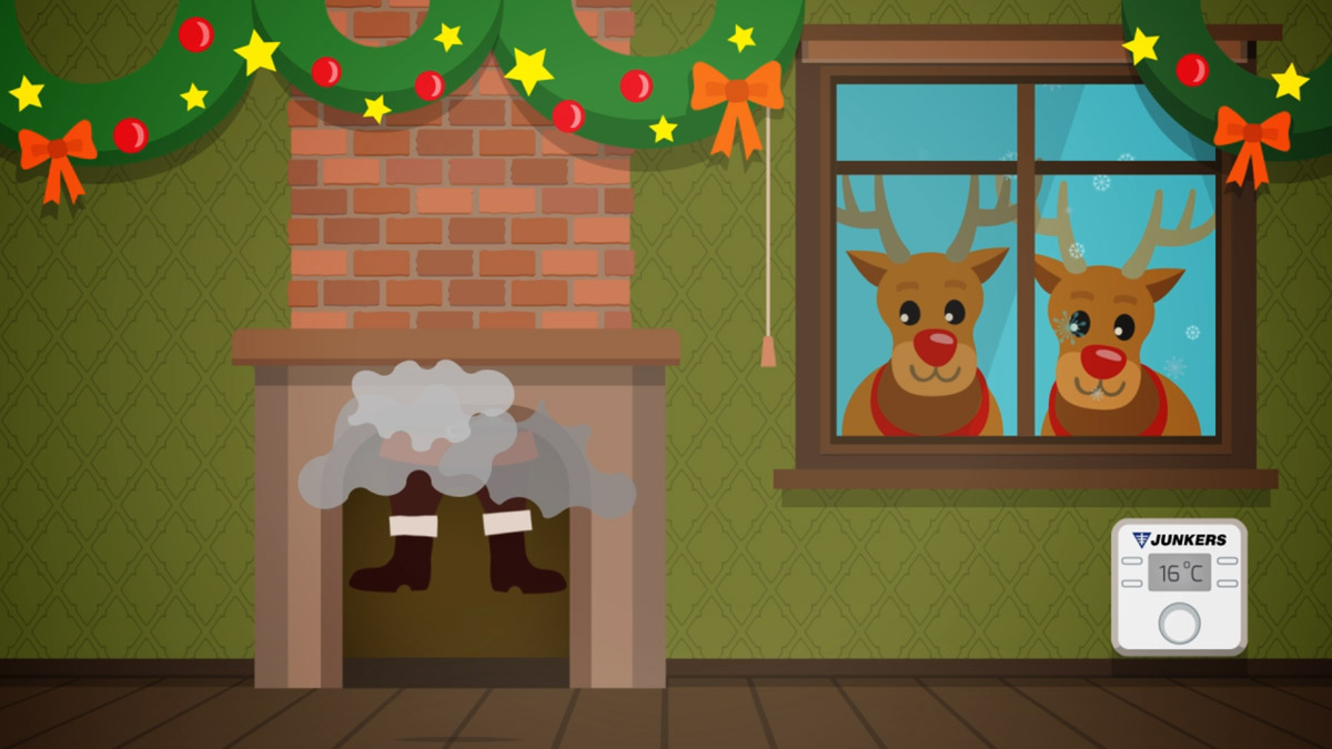 Junkers - kartka świąteczna 2D Animacje